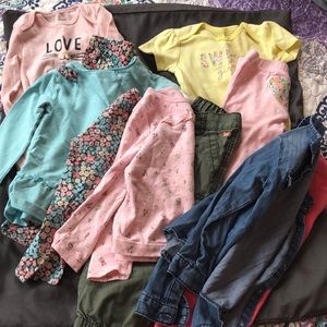 *5* Carters toddler outfits 24M/2T